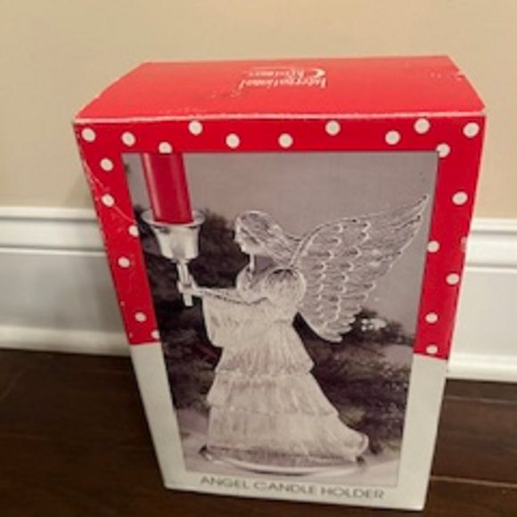 Candle Holder Angel Silverplated 9 x 6 - Picture 6 of 7